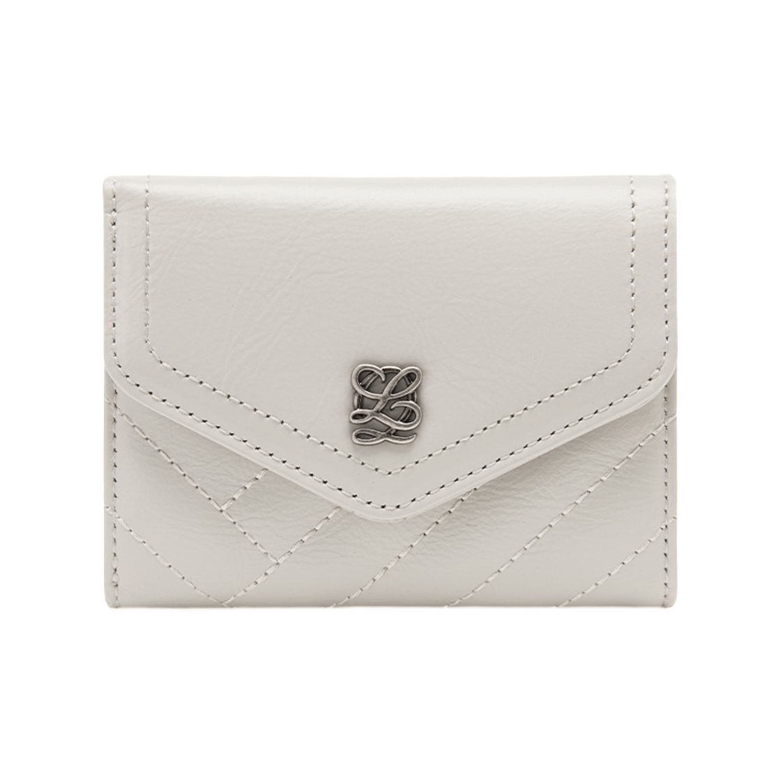 LLST1QT01FF6IV0171 Louis Quatorze L-Quilting Wallet Ivory