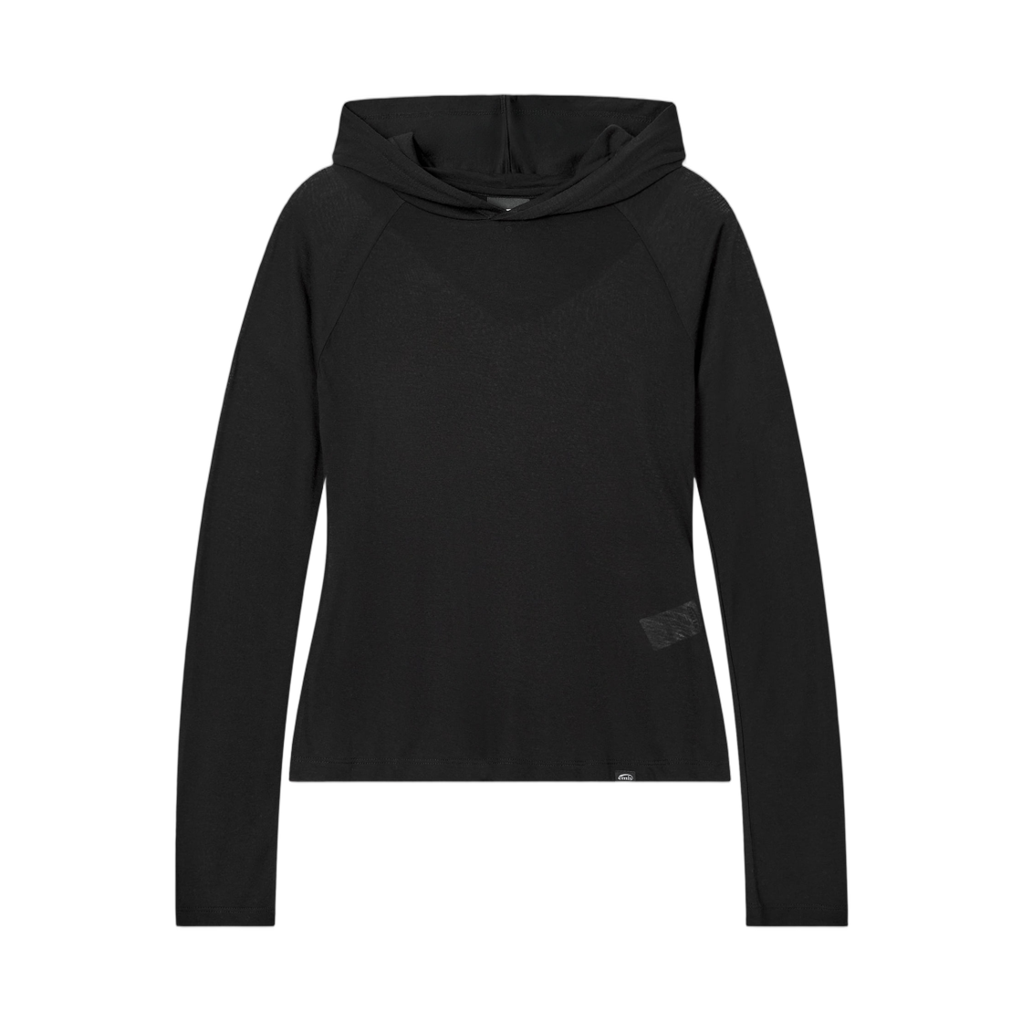 - (W) Emis Hooded L/S T-Shirt Black