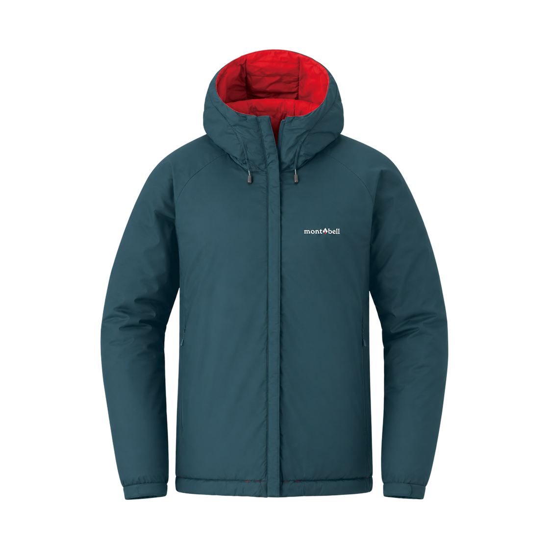 1101567 (W) Montbell Thermaland Parka Tomato Slate Blue