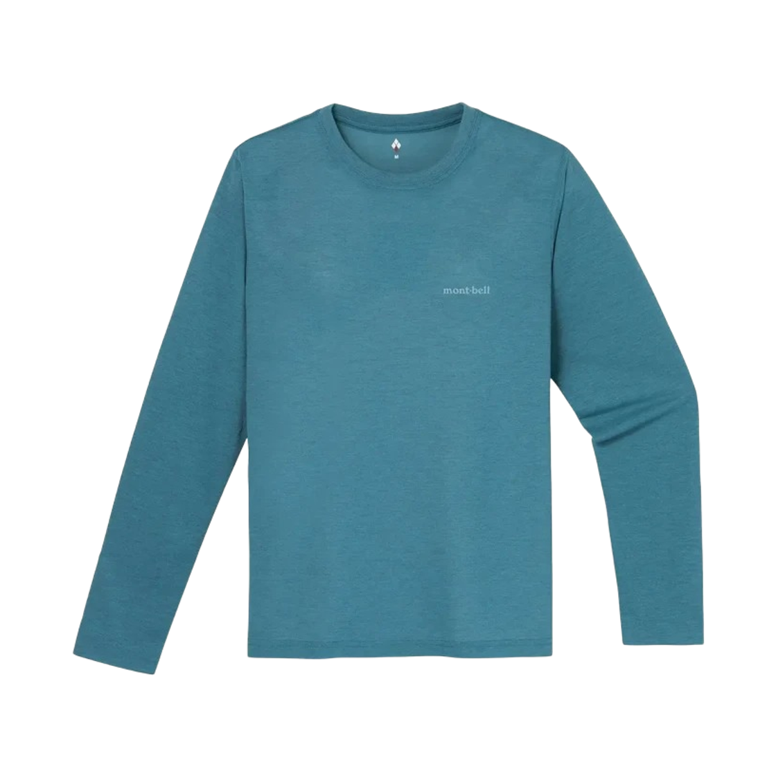 1114689 (W) Montbell Wickron Long Sleeve T-Shirt Blue Green