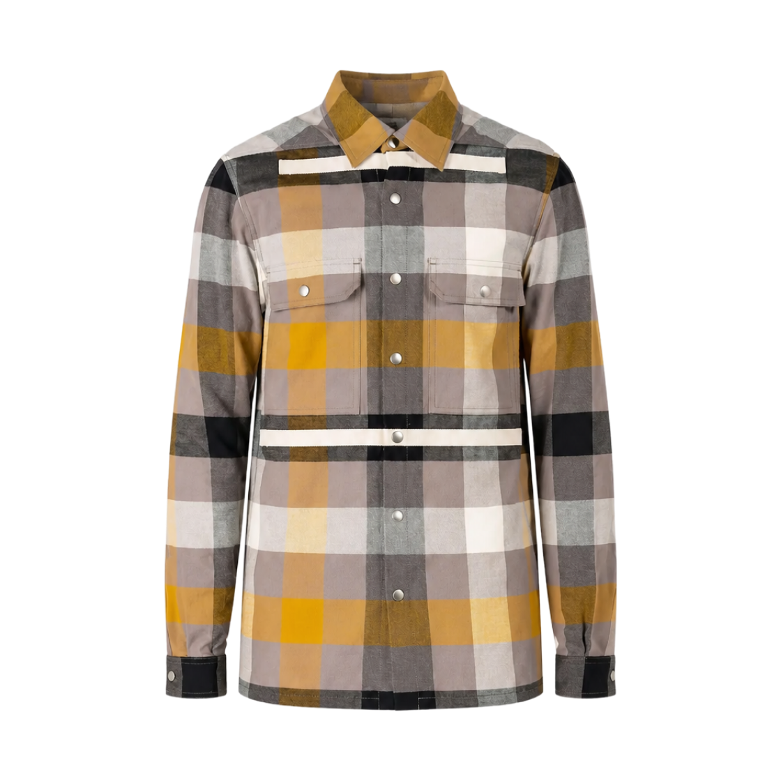 RU01B1729-CP-34P Rick Owens Drkshdw Outershirt Dust Plaid