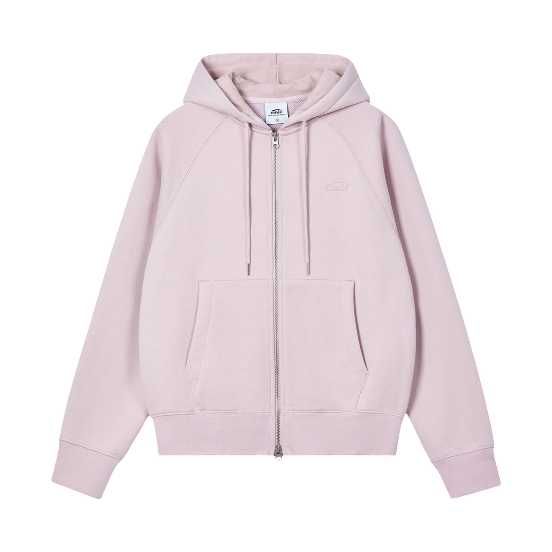 이미스 모노 로고 후드 집 업 핑크(Emis Mono Logo Hood Zip Up Pink)