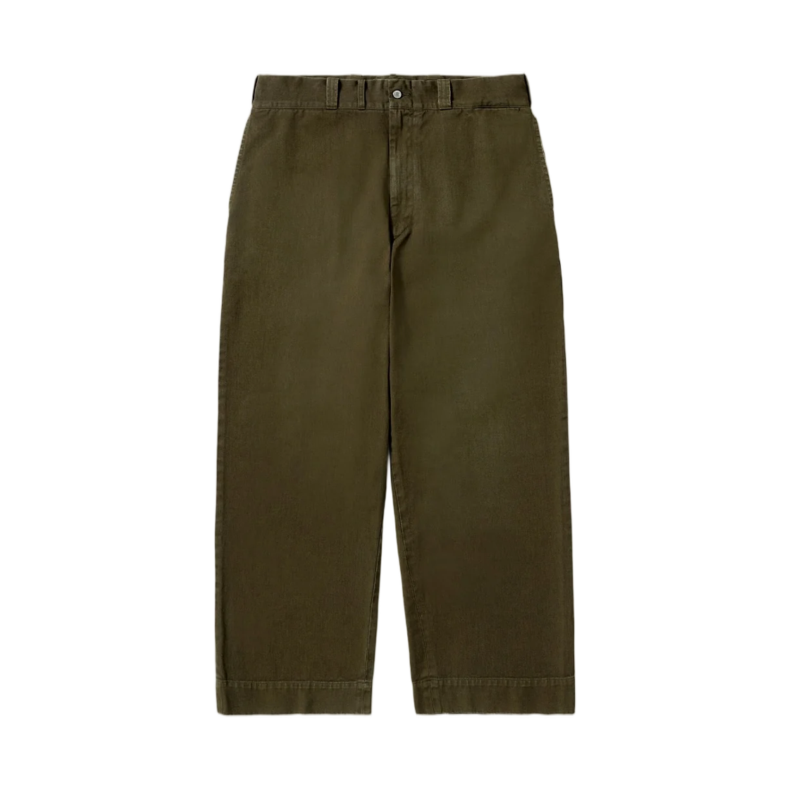 26AAP-04-48 A.Presse Vintage Twill Work Pants Olive - 26FW
