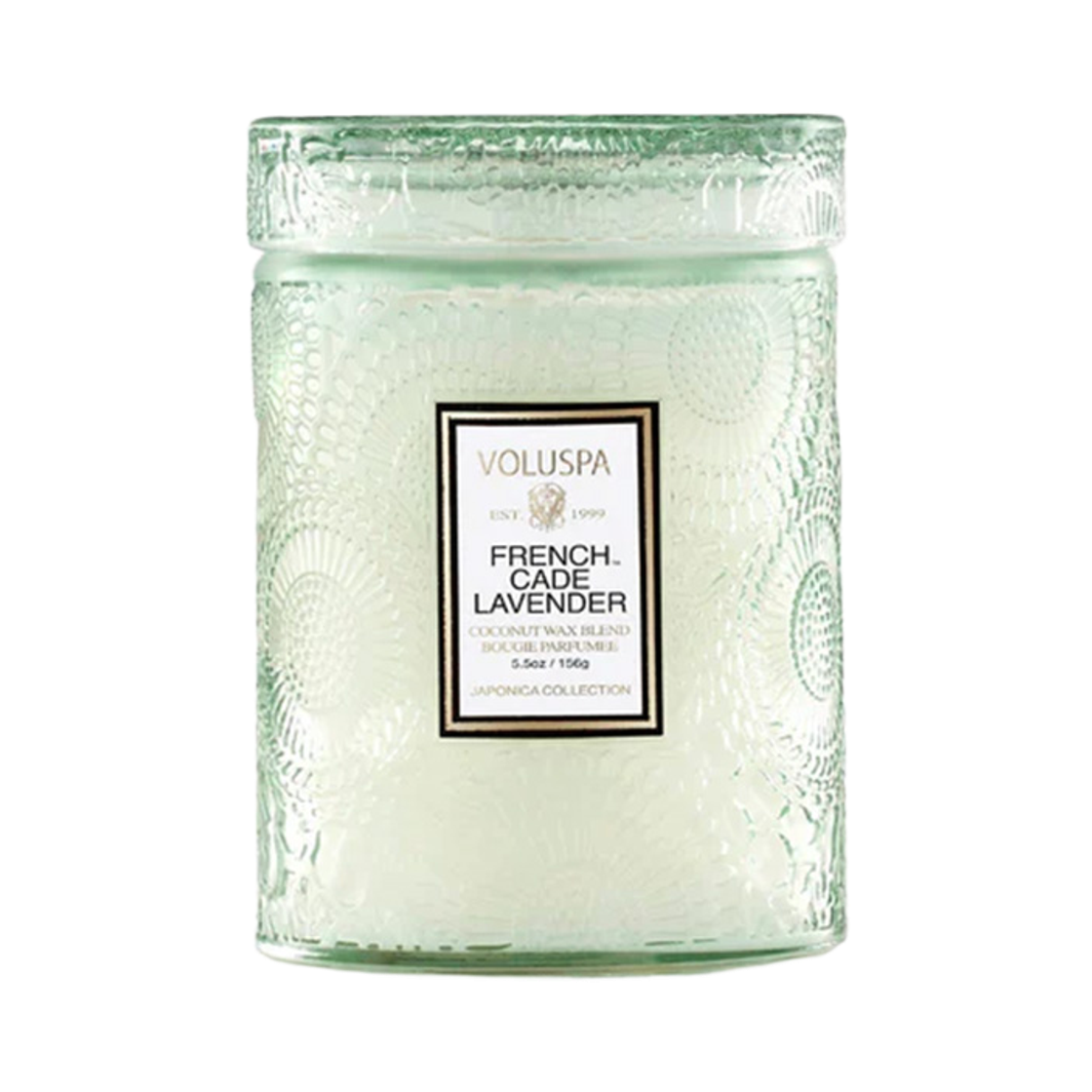 볼루스파프렌치카데라벤다 M글라스 5.5oz(VOLUSPA French Cade Lavender M Glass Candle 5.5oz)
