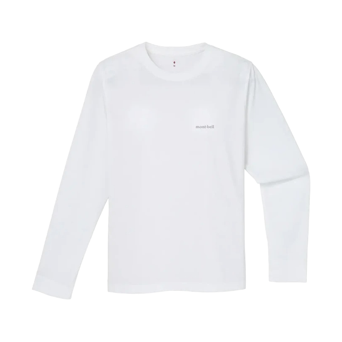 1114689 (W) Montbell Wickron Long Sleeve T-Shirt White