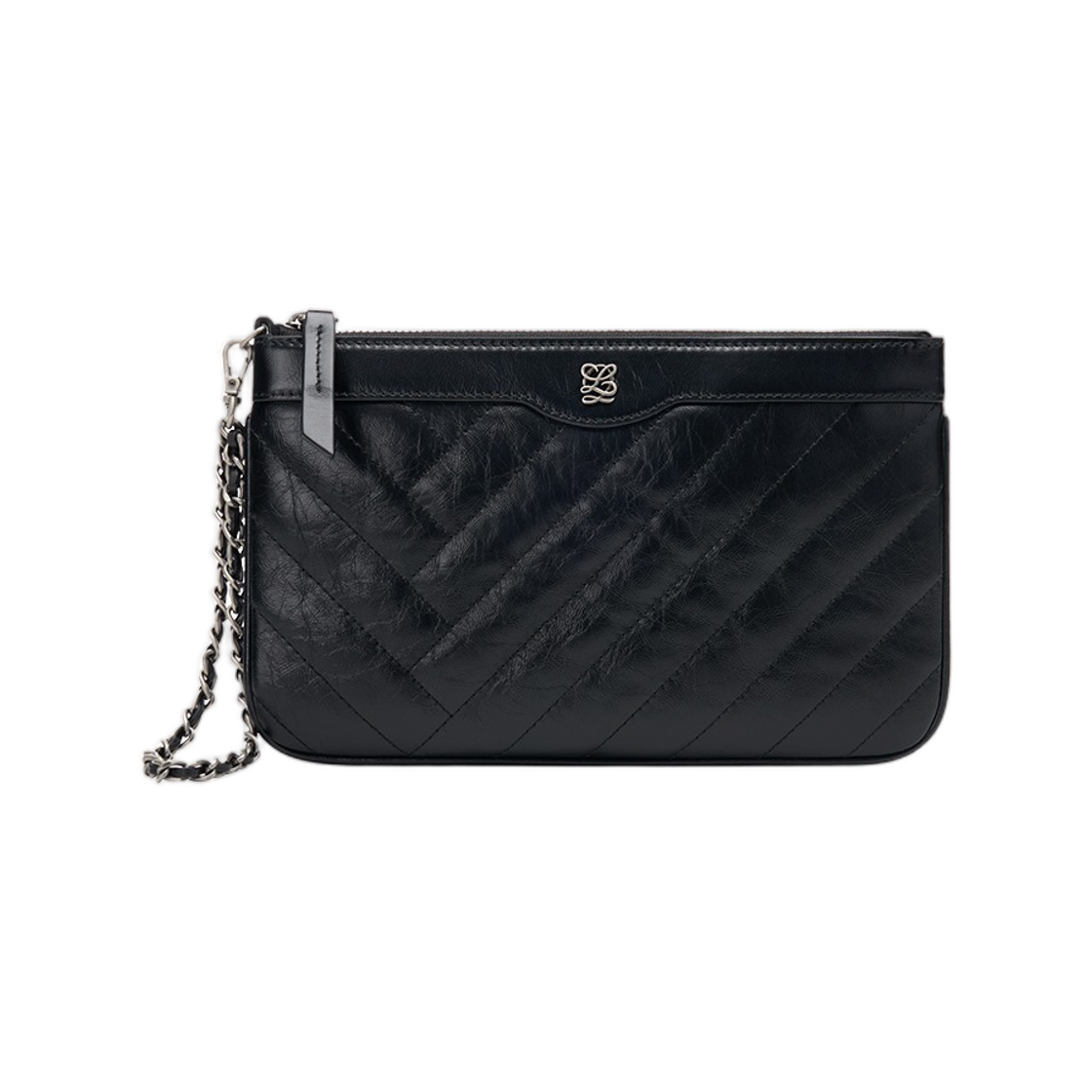 LCHT1QT04FA8BL0170 Louis Quatorze L-Quilting Clutch S Black