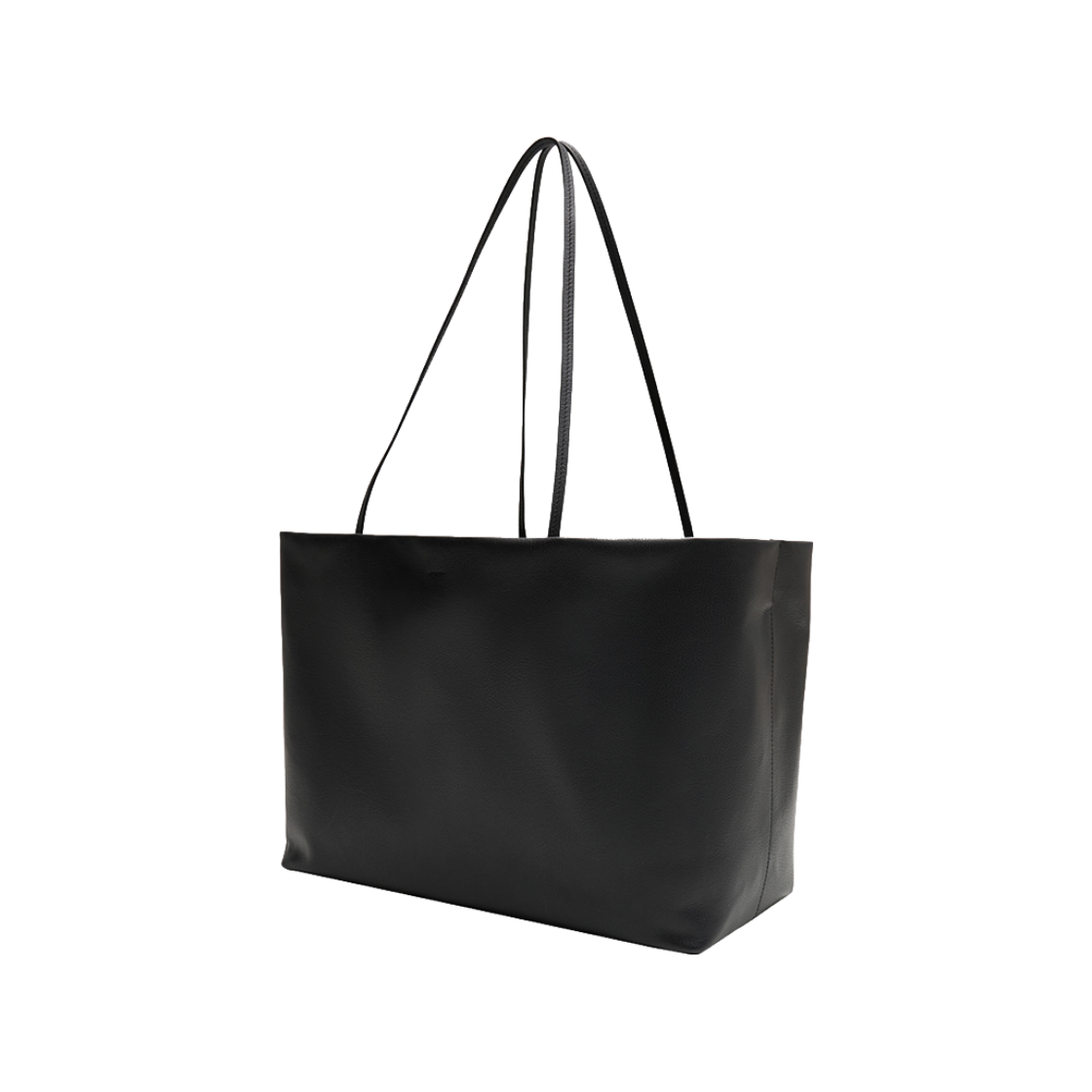 아모멘토 우먼 라지 레더 토트 백 블랙 - 26FW(Amomento Women Large Leather Tote Bag Black - 26FW) - 4