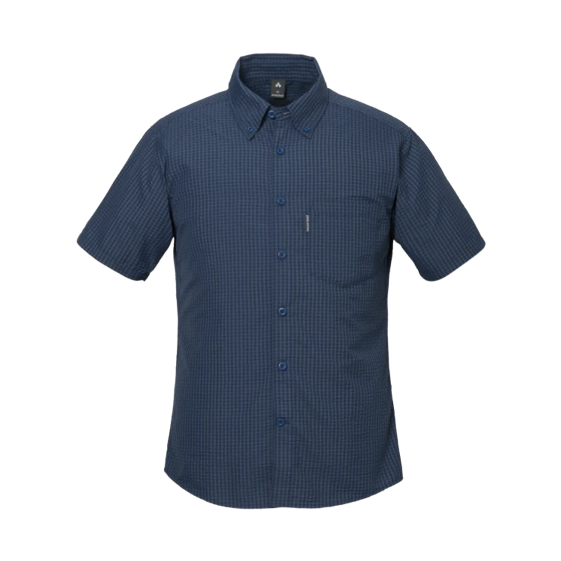 1114549 Montbell Wickron Dry Touch Short Sleeve Shirt Navy 25