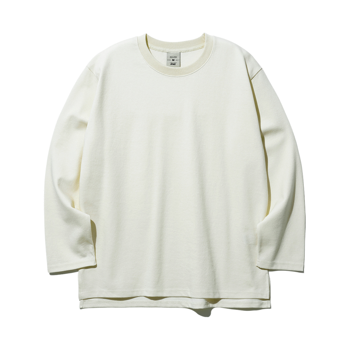 JHLT1273_ivory_k FP142 Double Cotton Muji long Sleeve Ivory JHLT1273