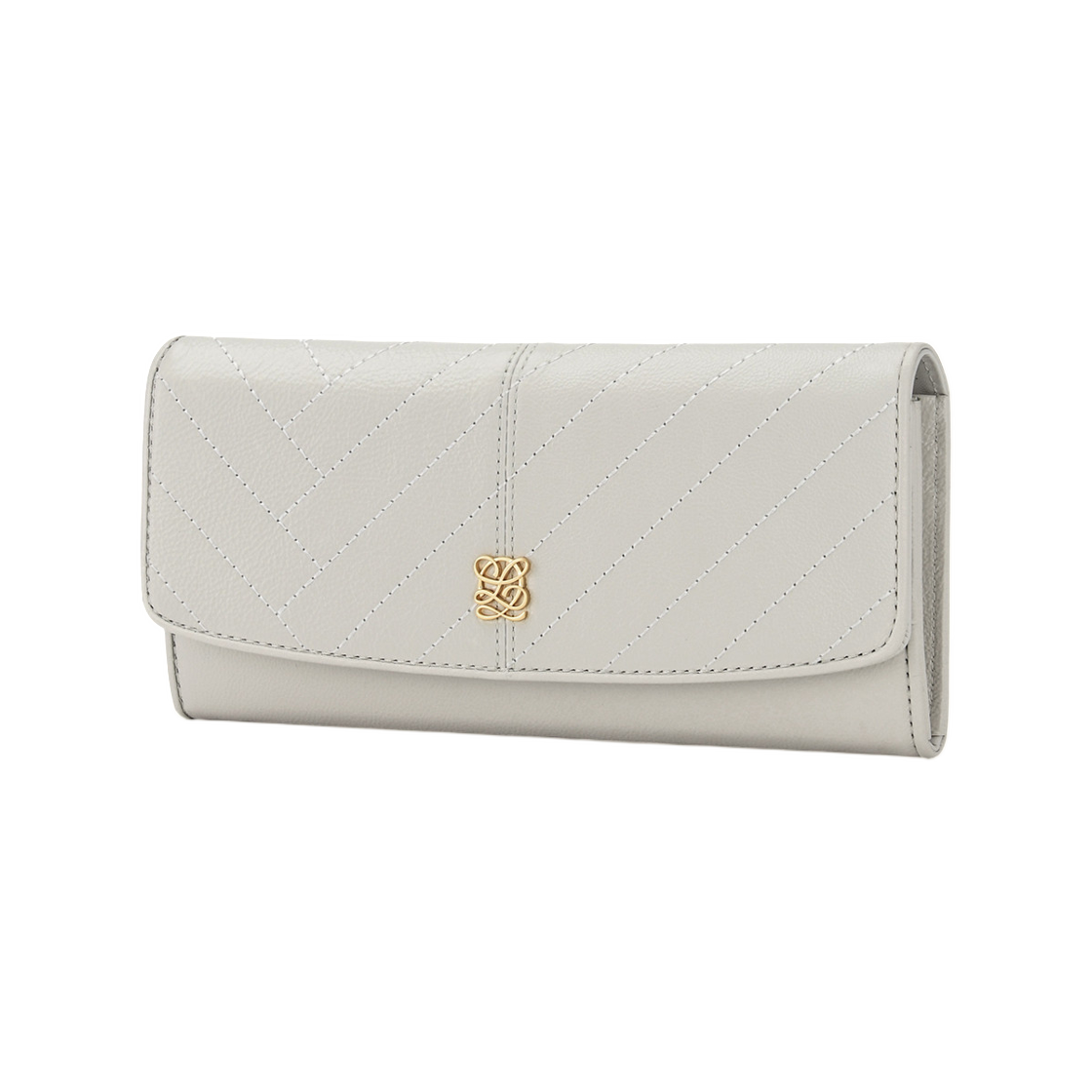 루이까또즈 엘퀄팅 롱 월렛 아이보리(Louis Quatorze L-Quilting Long Wallet Ivory) - 2