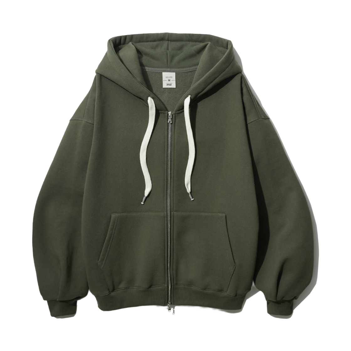 SJHD1327_deepkhaki_29 FP142 Youthful balloon hood zip-up deepkhaki SJHD1327