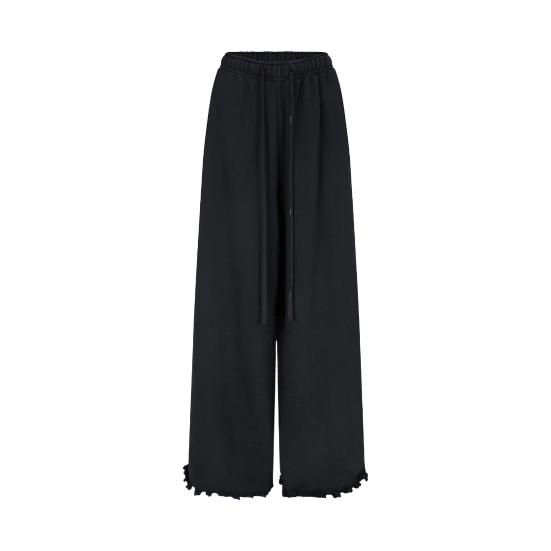[KREAM 단독] 랑거 가비지 디스트레스 와이드 팬츠 블랙([KREAM 단독] Langer Garbage Distressed Wide Pants Black)