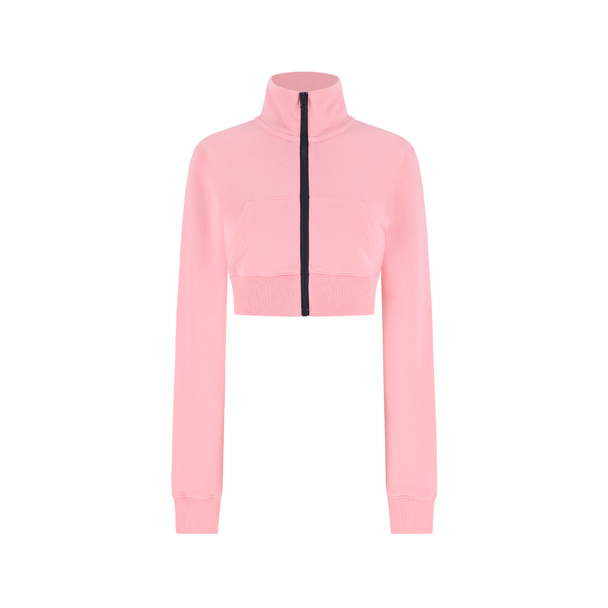 A1BE4N010501-PK The Innrs The Crop Zip-Up Track Jacket Coral Pink