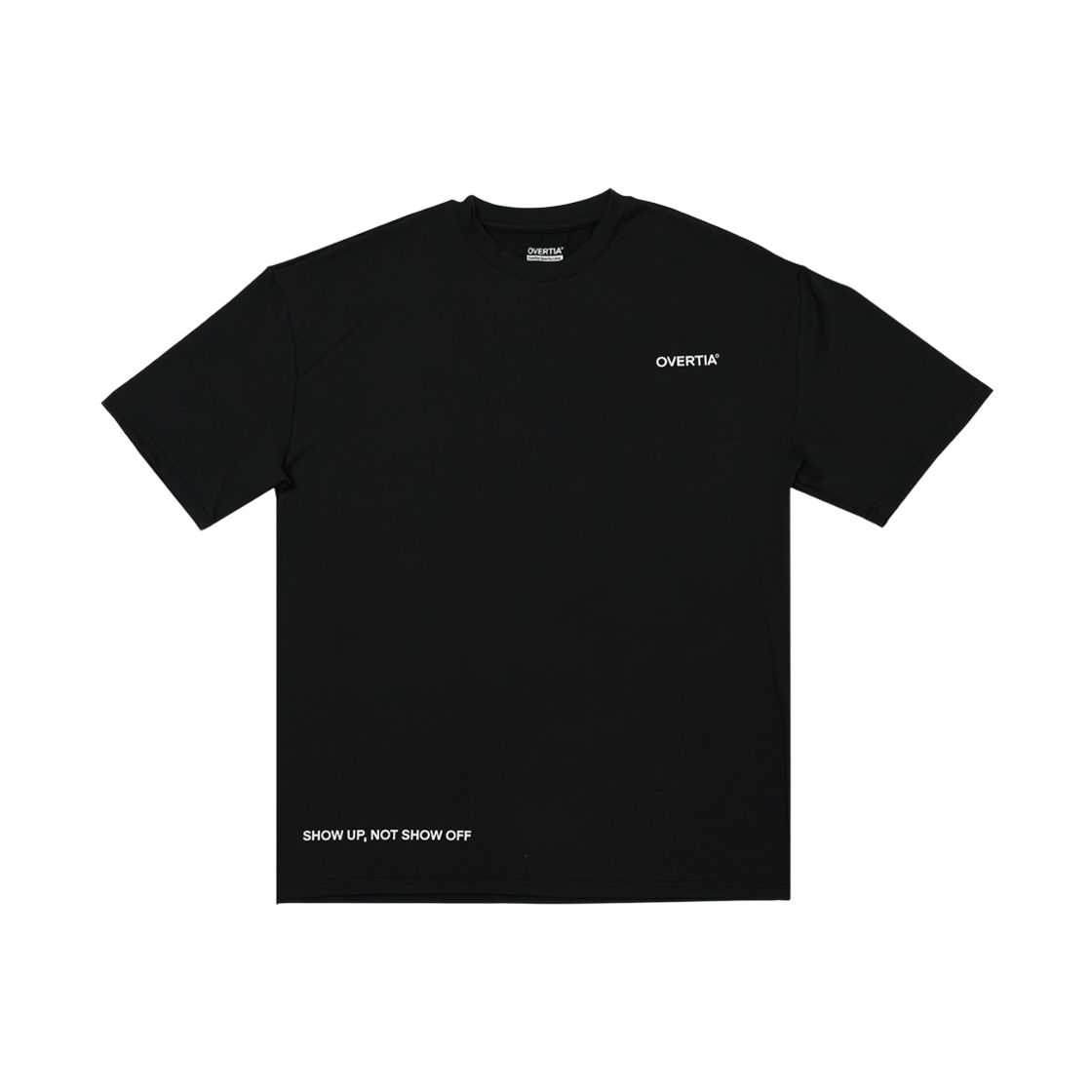 S-001 OVERTIA Sports Standard T-Shirt Black