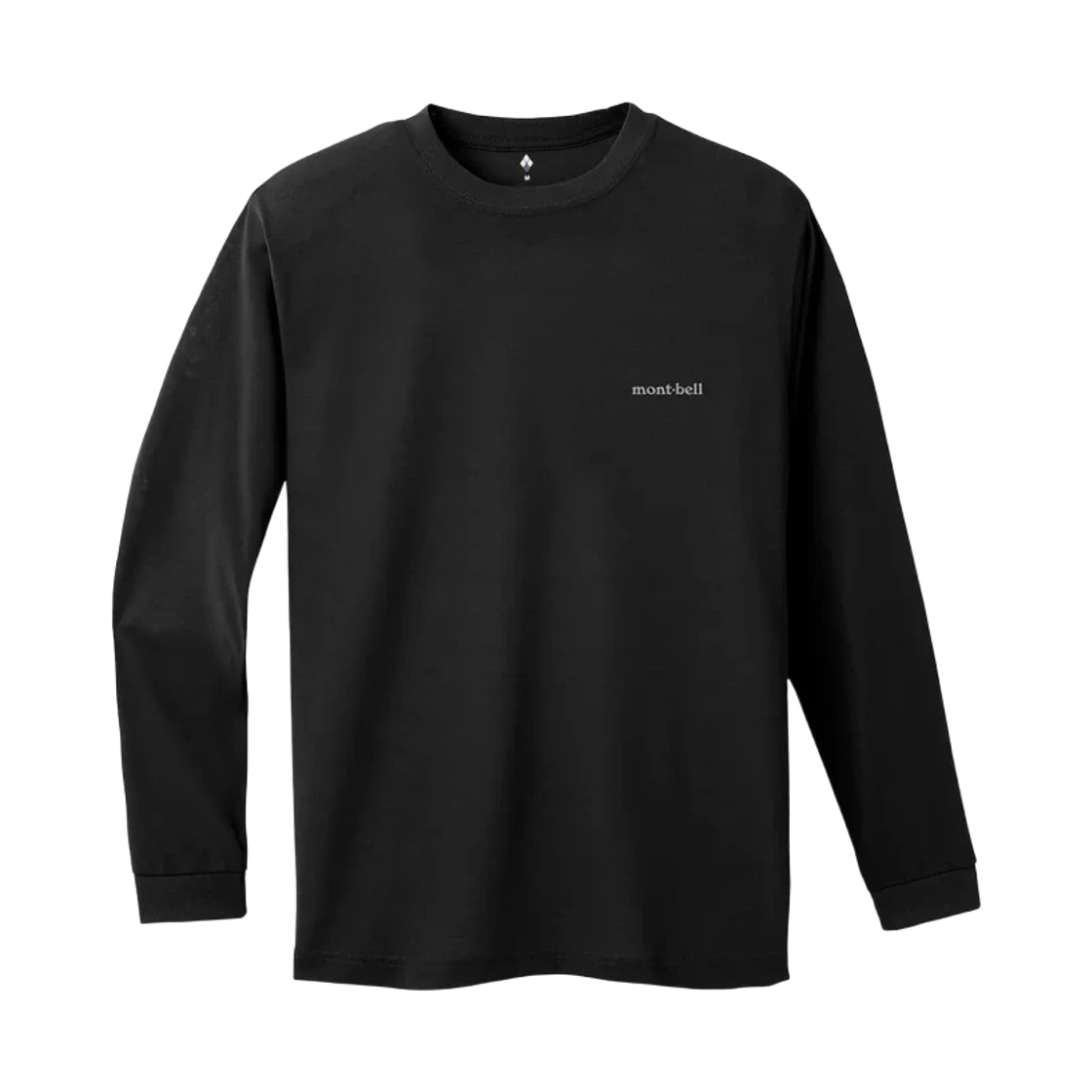 1114688 Montbell Wickron Long Sleeve T-Shirt Black