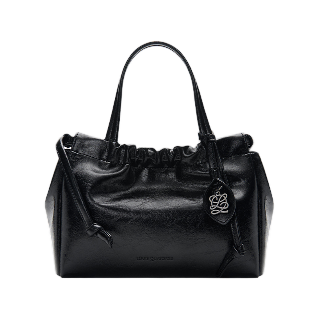 LCHT1FM07FA4BL0400 Louis Quatorze Flea Tote Bag Black