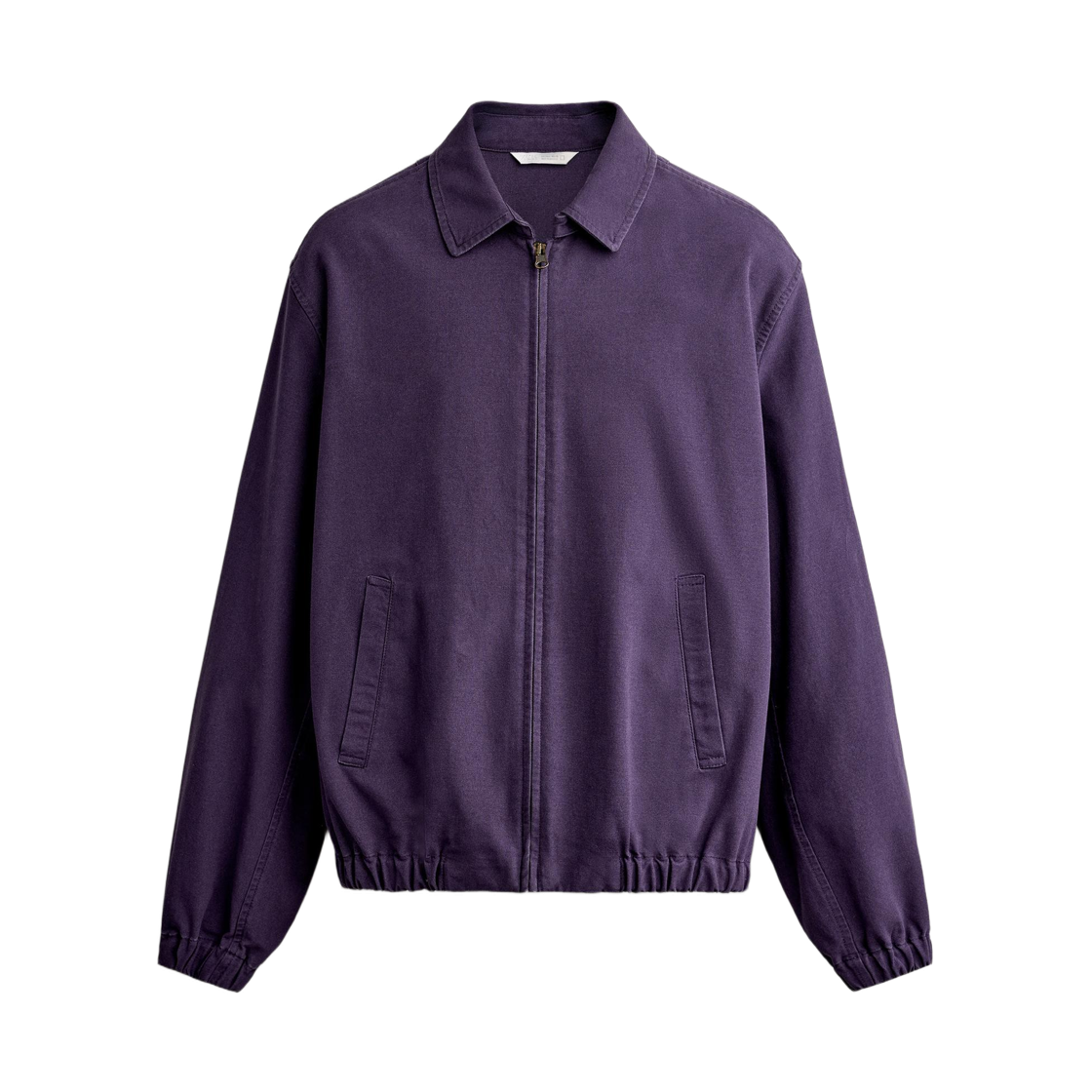 4028/179/654 Zara Regular Fit Cotton Jacket Dark Purple