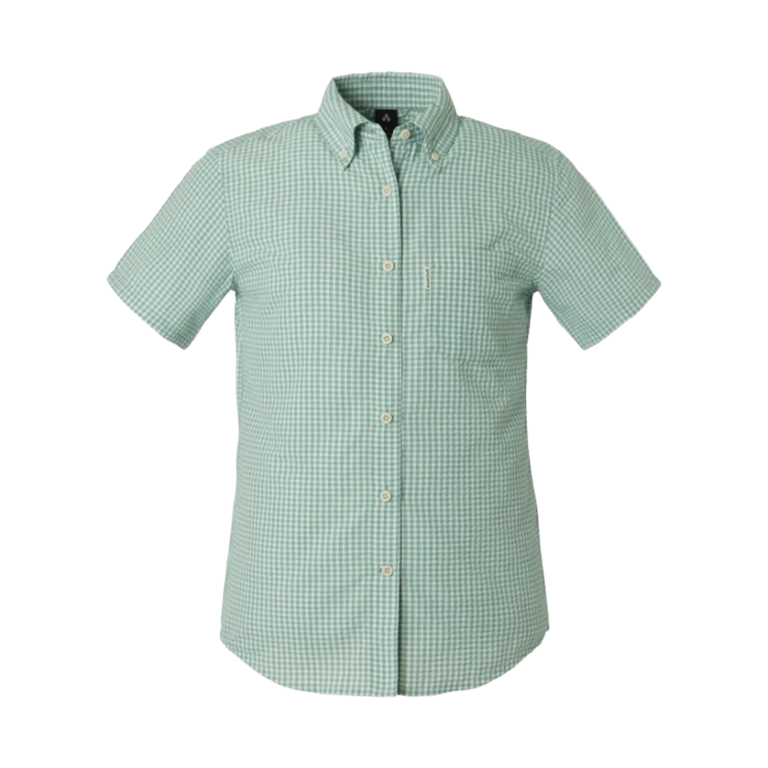 1114550 (W) Montbell Wickron Dry Touch Short Sleeve Shirt Blue Green