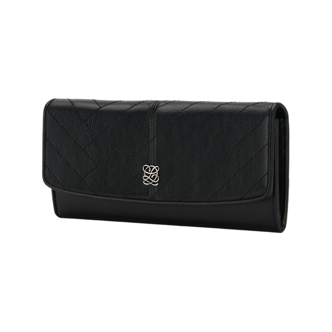 루이까또즈 엘퀄팅 롱 월렛 블랙(Louis Quatorze L-Quilting Long Wallet Black) - 2