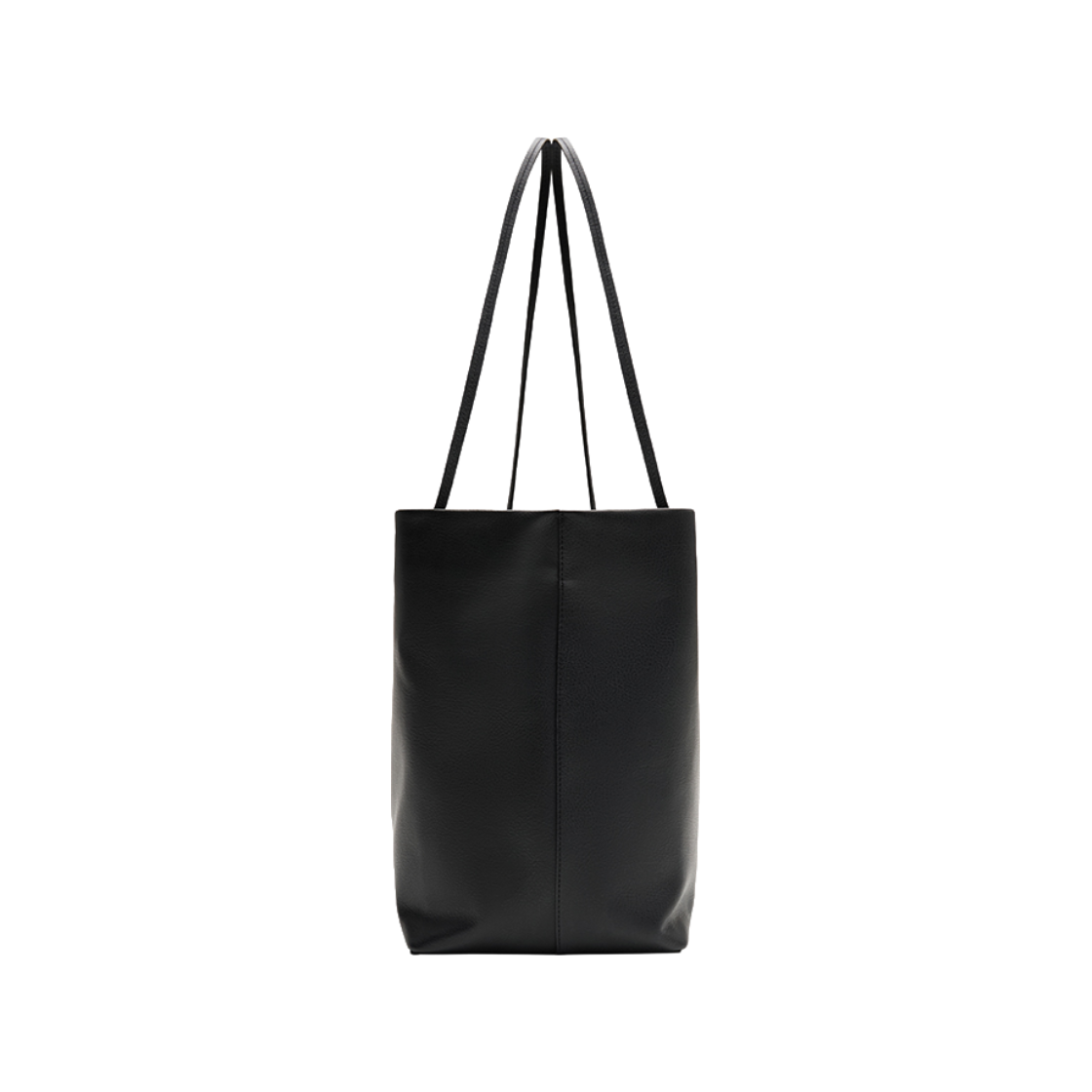 아모멘토 우먼 라지 레더 토트 백 블랙 - 26FW(Amomento Women Large Leather Tote Bag Black - 26FW) - 5