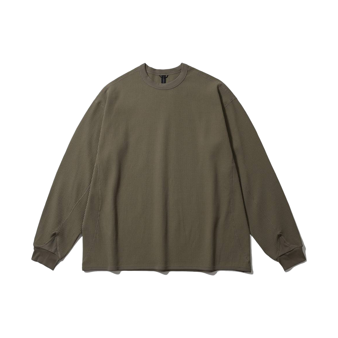 [AW26] moif 어드밴스드 와플 롱슬리브 티 / 스톤([AW26] moif Advanced Waffle L/S Tee / Stone)