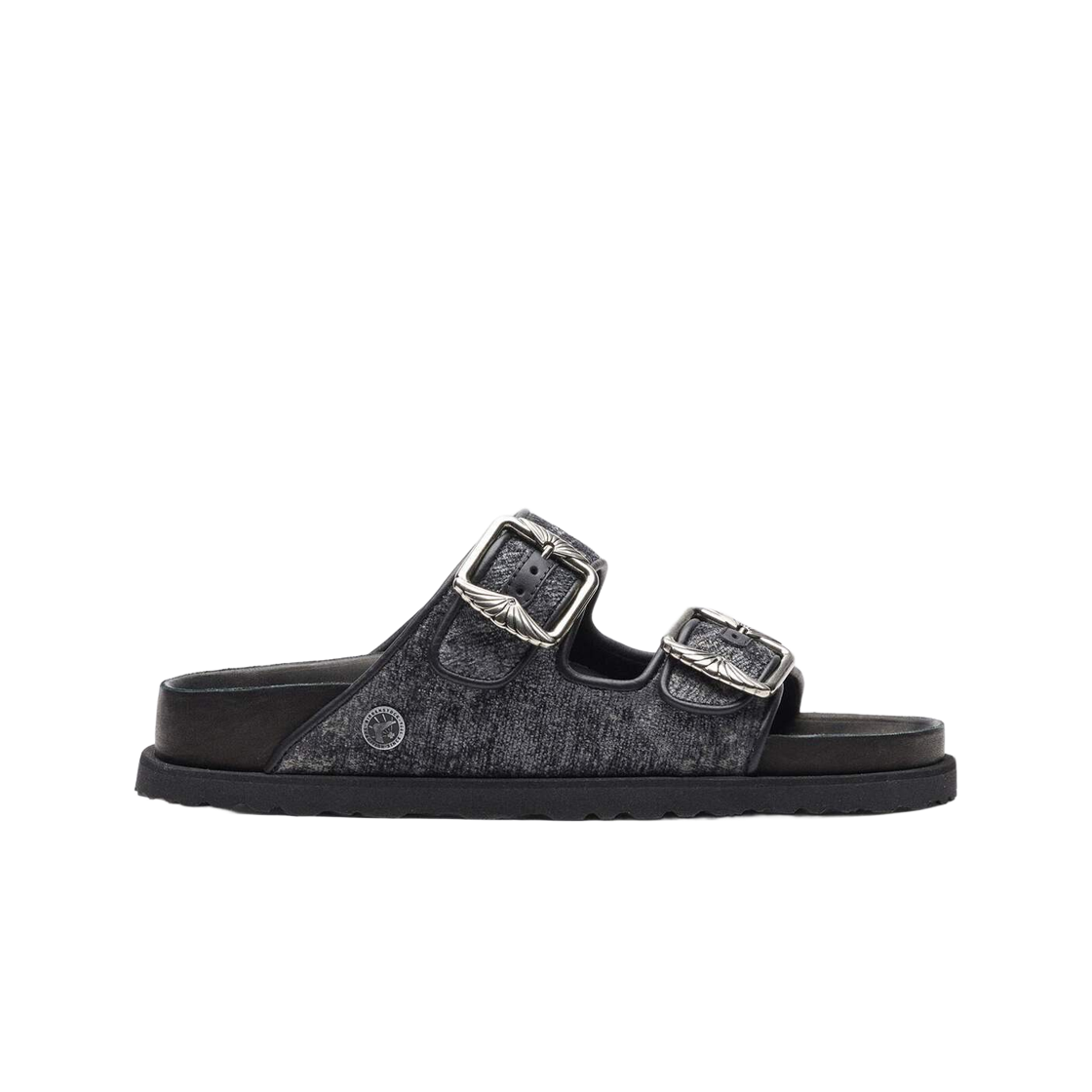 1031795 Birkenstock 1774 Arizona Velvet Aged Velvet Black - Narrow