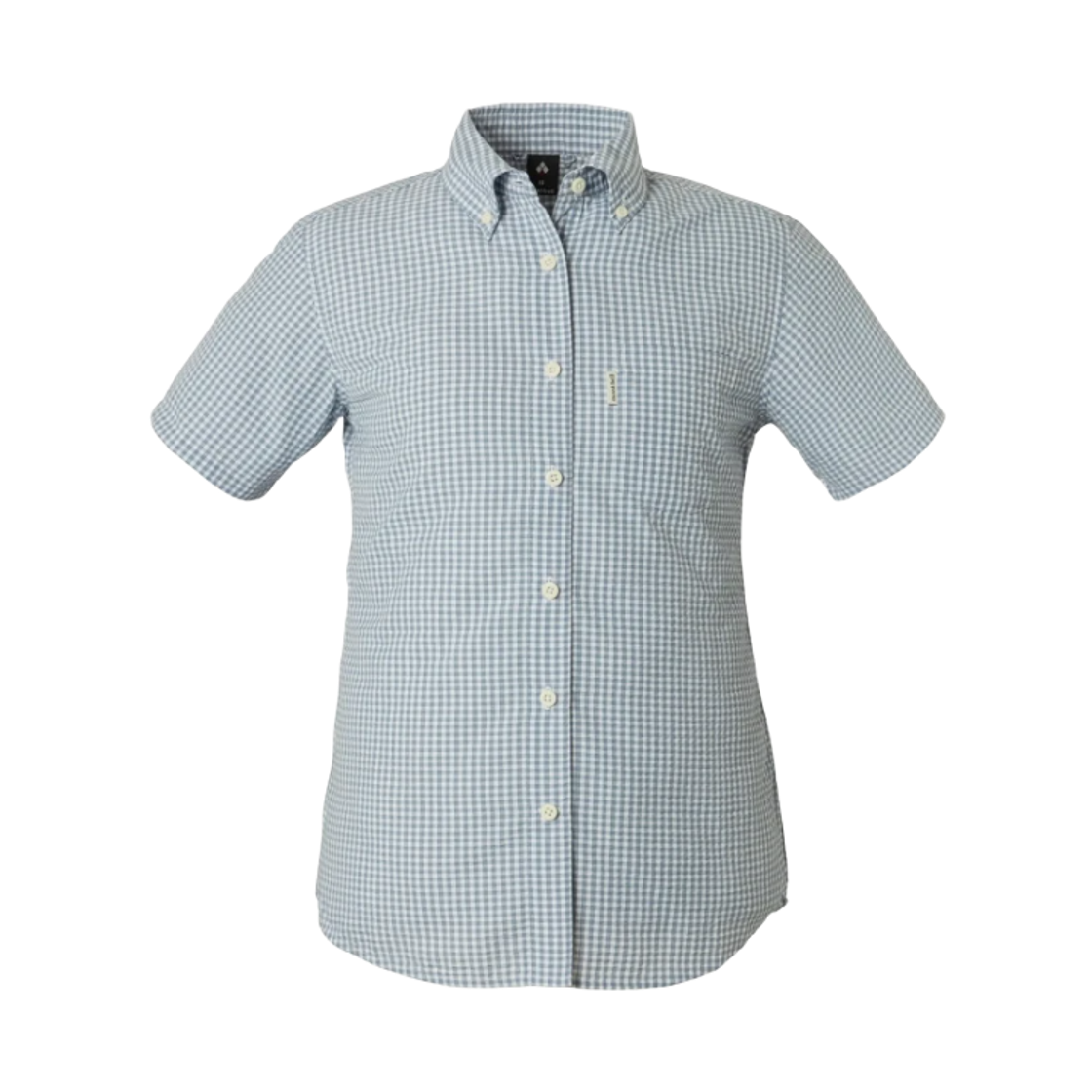 1114550 (W) Montbell Wickron Dry Touch Short Sleeve Shirt Light Gray