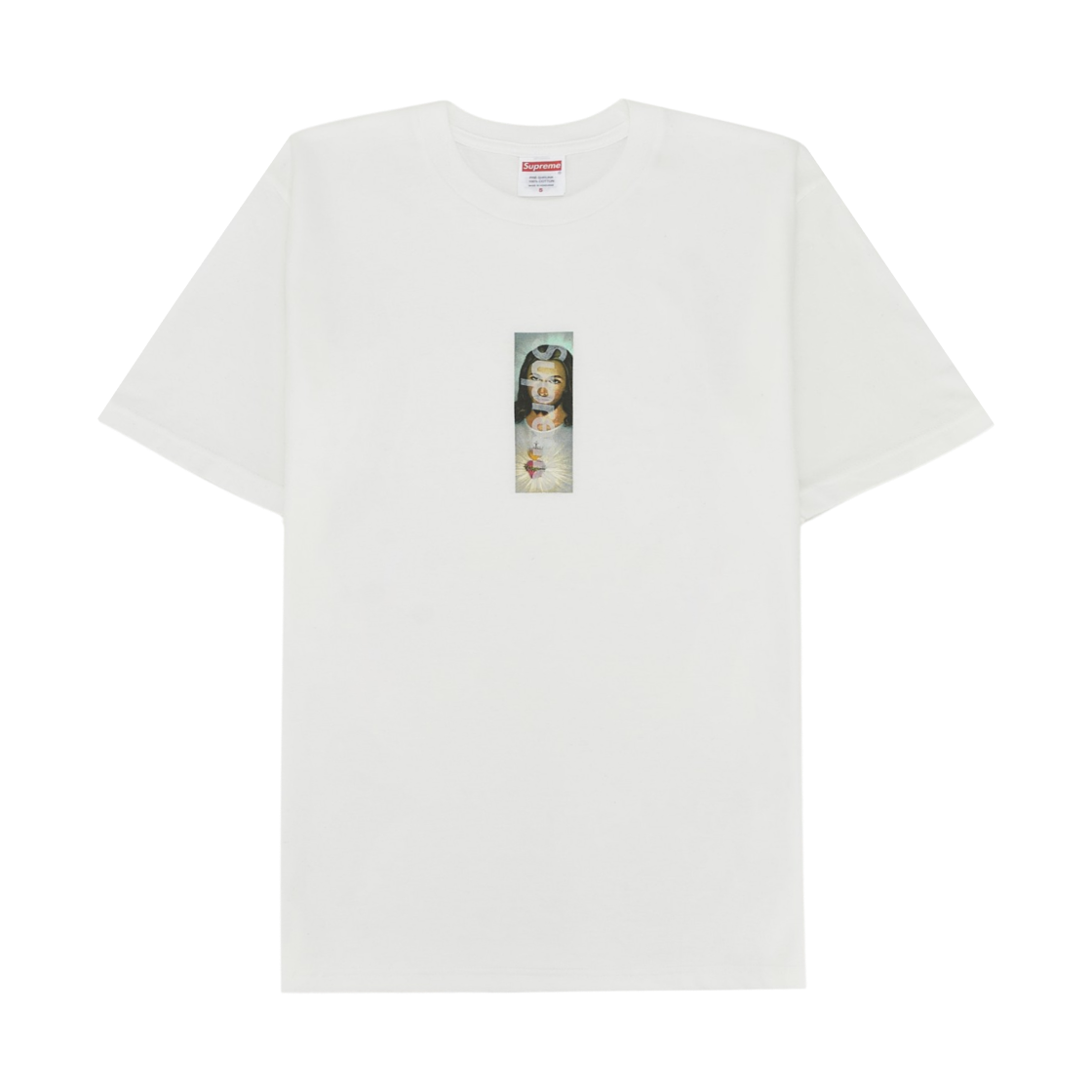 - Supreme Prayer Card Box Logo T-Shirt White - 26FW
