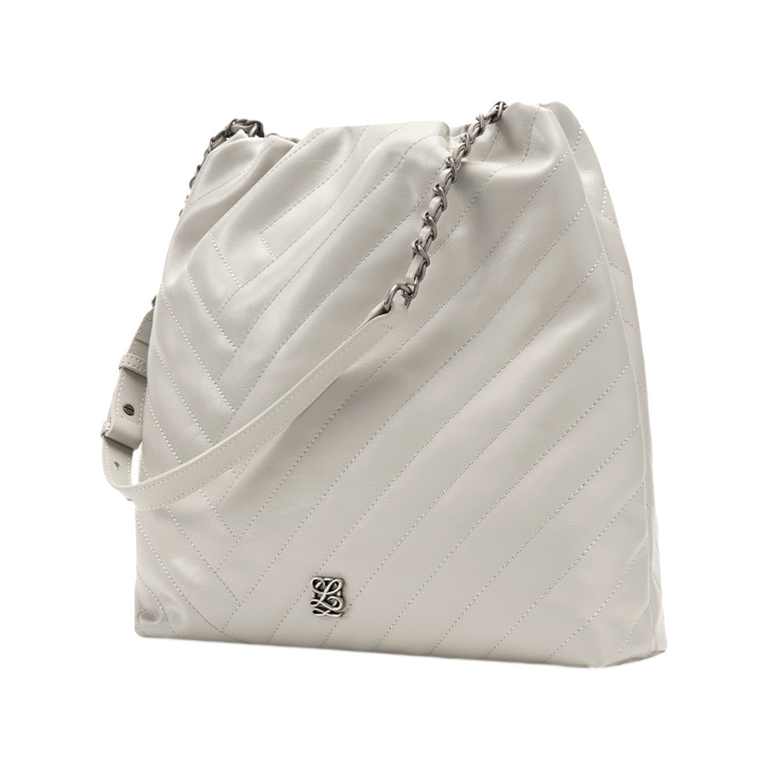 루이까또즈 엘퀄팅 숄더백 M 아이보리(Louis Quatorze L-Quilting Shoulder Bag M Ivory) - 2