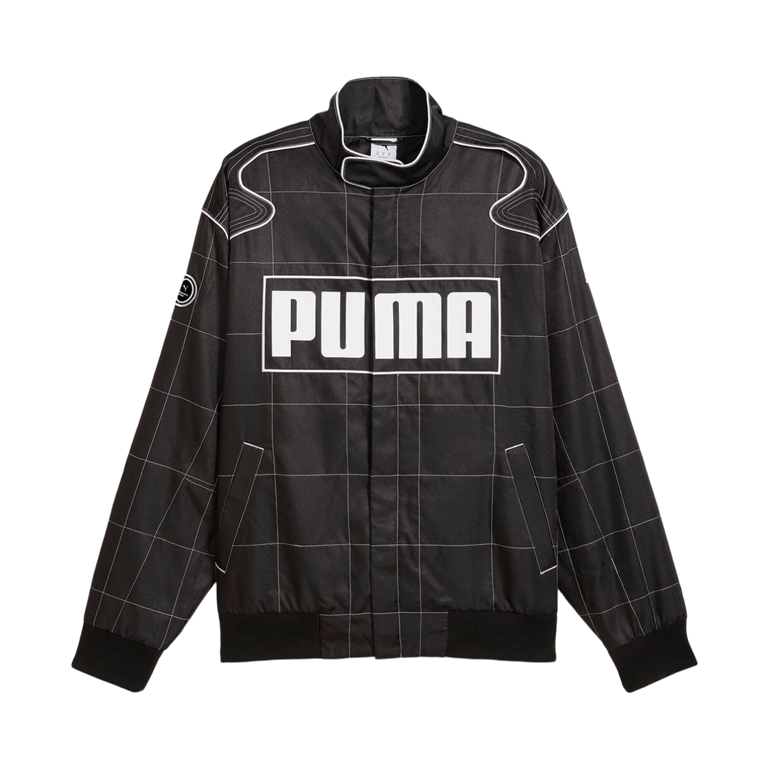 629914-01 Puma Archive Seasonal Relaxed Racer Jacket Black