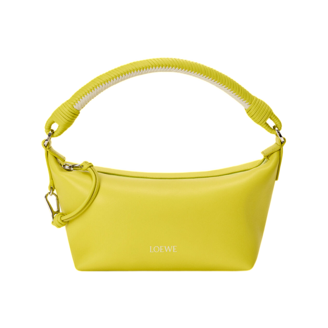 A120HPLX03-0190 Loewe Cala Mini Bag In Mellow Nappa Lambskin Lemon Soft White