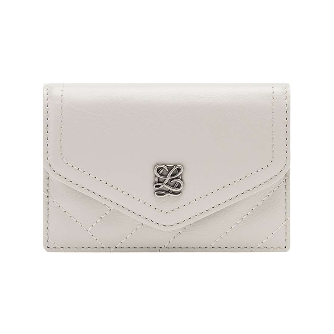 LLST1QT03FI1IV0171 Louis Quatorze L-Quilting Card Holder Ivory