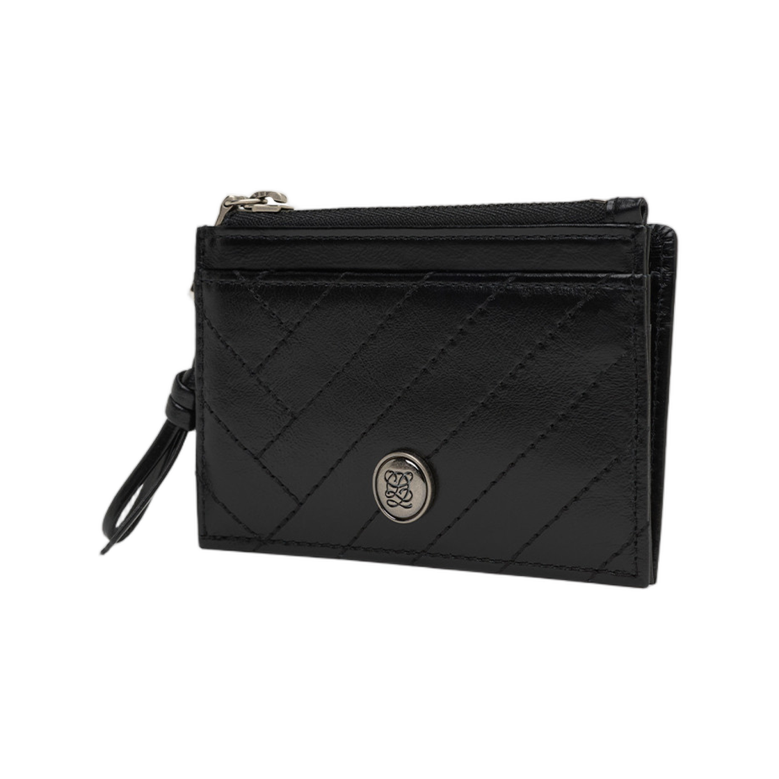 루이까또즈 엘퀄팅 카드 홀더 블랙(Louis Quatorze L-Quilting Card Holder Black) - 2