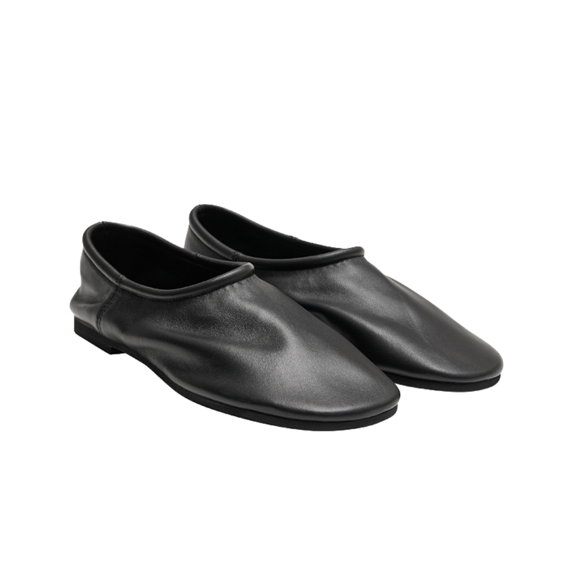 아모멘토 우먼 램스킨 슬립 온 로퍼 블랙 - 26FW(Amomento Women Lambskin Slip On Loafer Black - 26FW) - 5