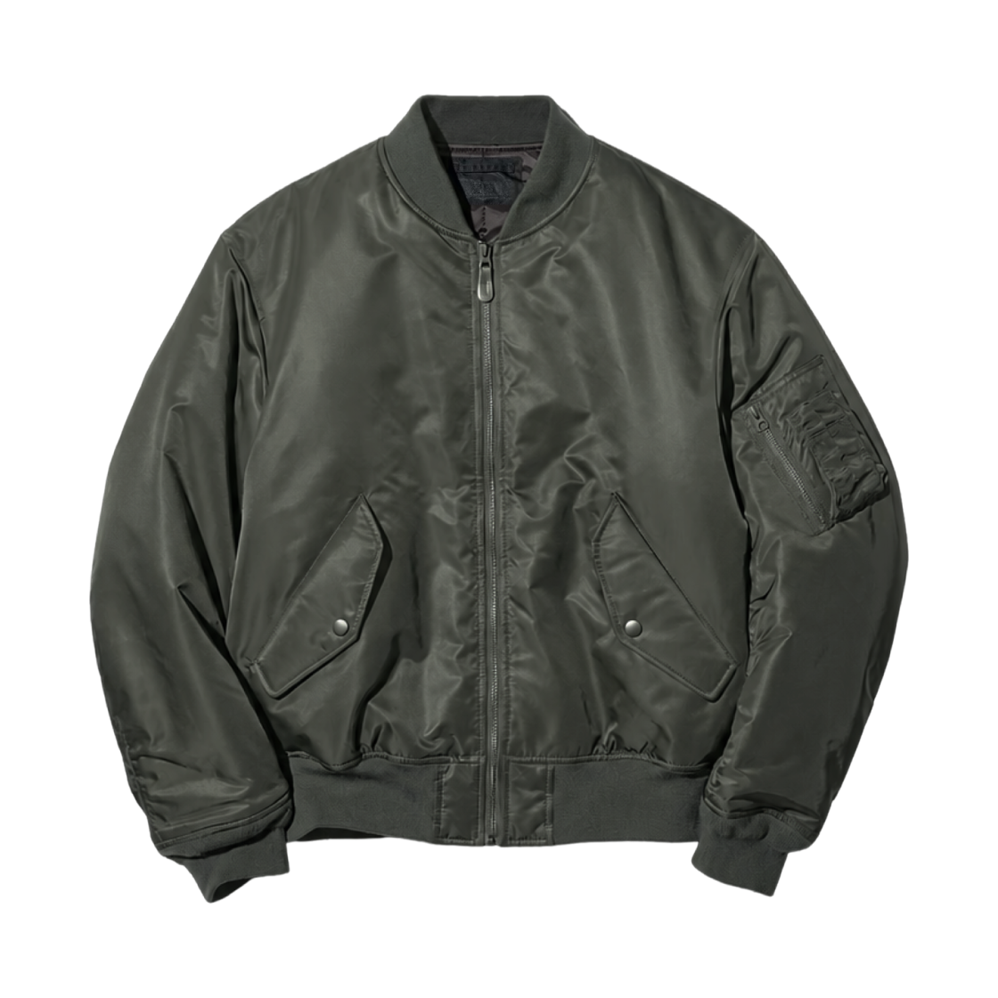 491292-57 Uniqlo MA-1 Blouson Olive