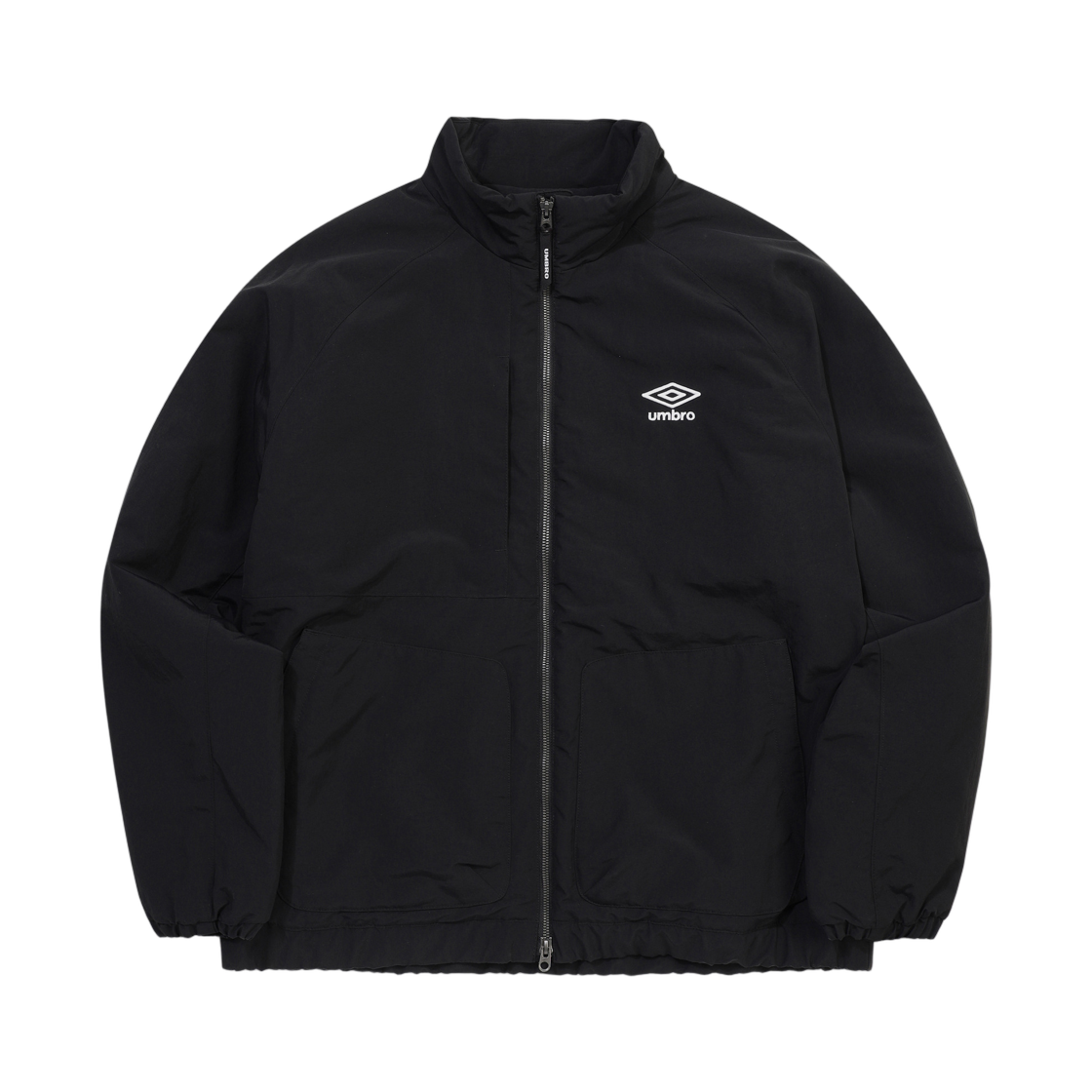UR321CPJ99-BLK0 Umbro Classic Padded Bomber Jacket Black