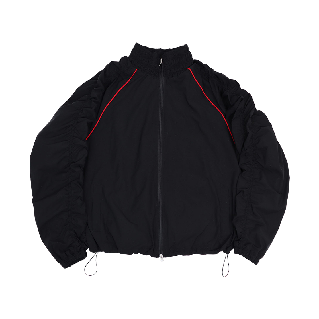 DSTP2JK001 DUCKDIVE Puckering String Track Jacket Black
