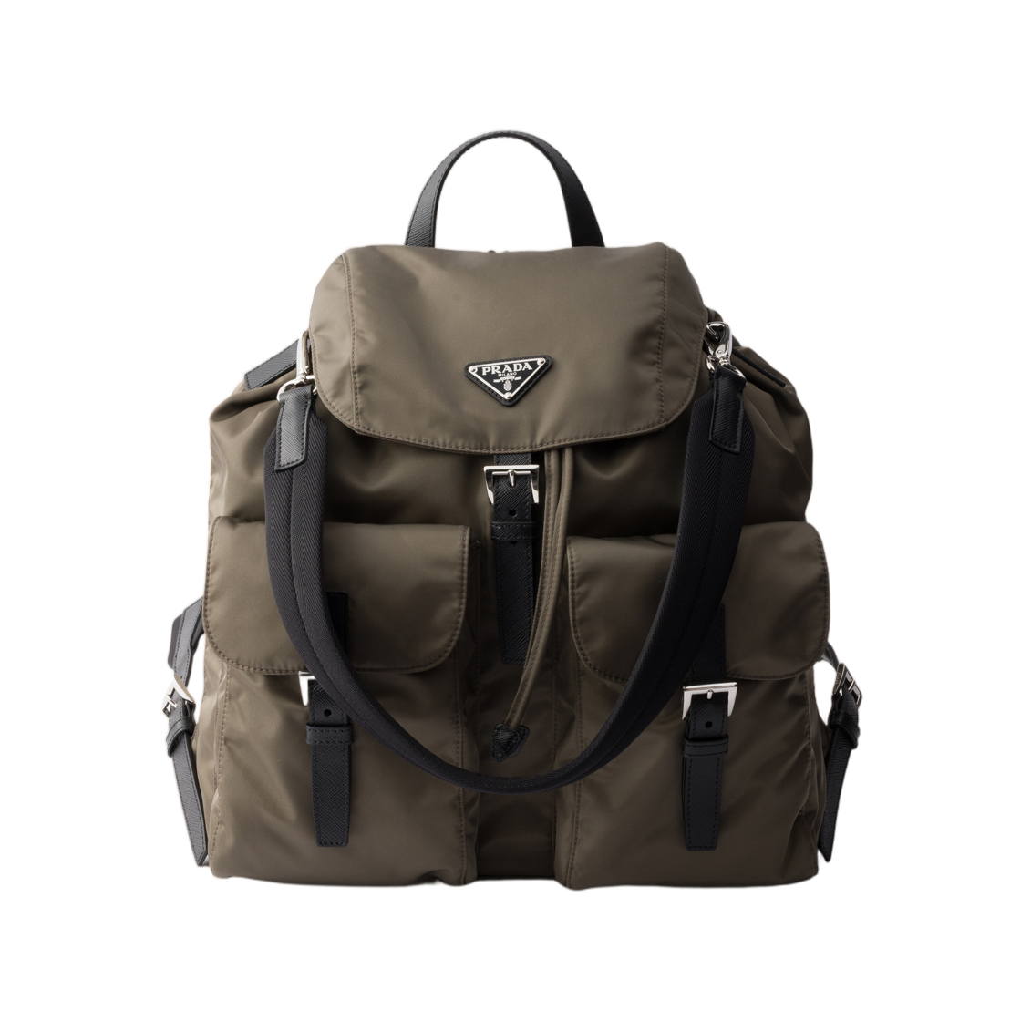 2VZ110-2C26-F0170 Prada Re-Nylon Backpack Smoky Gray