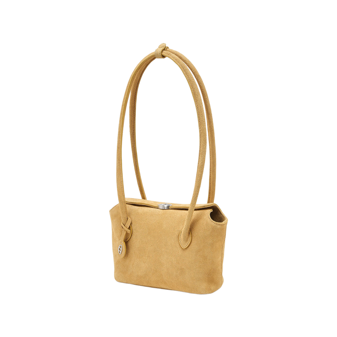 AABA6F342Y2 Athe Vanessabruno Acc [Loulou] Mustard Suede Loulou Shoulder Bag S Normal Yellow