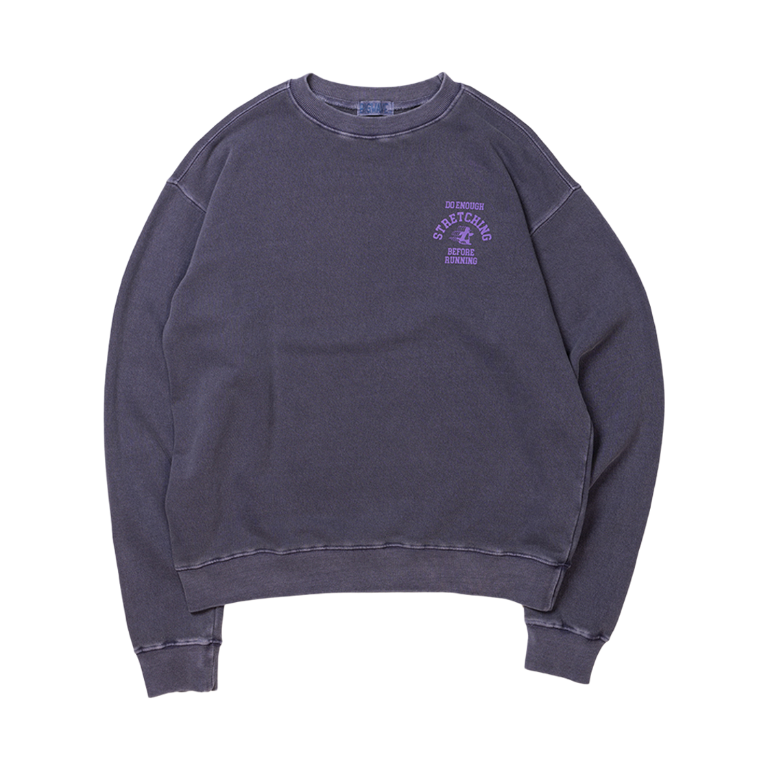 빅웨이브 컬렉티브 스트레칭 펭귄 피그먼트 맨투맨 다크 네이비(BIGWAVE COLLECTIVE Stretching Penguin Pigment Sweat Dark Navy) - 2