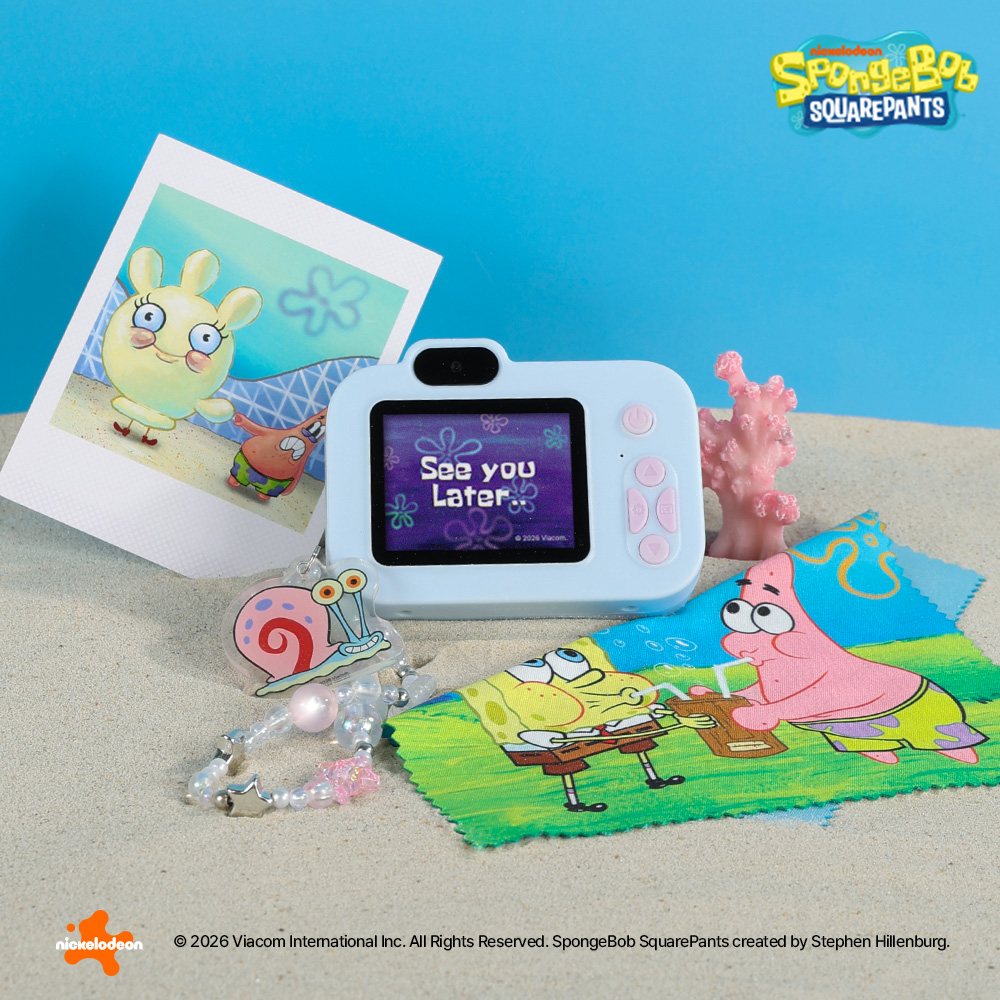 애니모어 스폰지밥 네모바지 스폰지밥 미니 레트로 카메라 굿즈(Animore Spongebob Mini Retro Camera) - 3