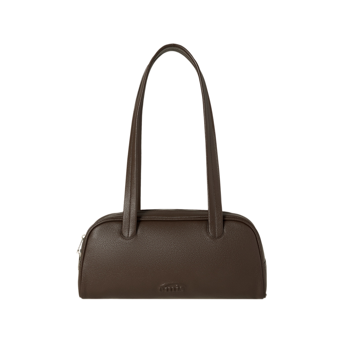 - Emis Grain Long Handle Shoulder Bag Brown