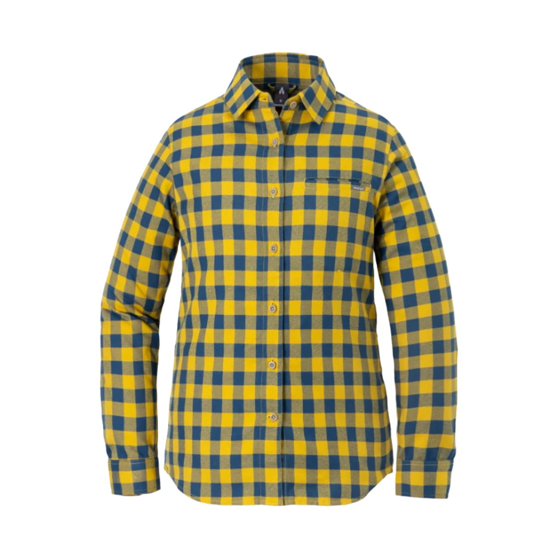 1114602 (W) Montbell Wickron O.D. Single Pocket Shirt Yellow 25