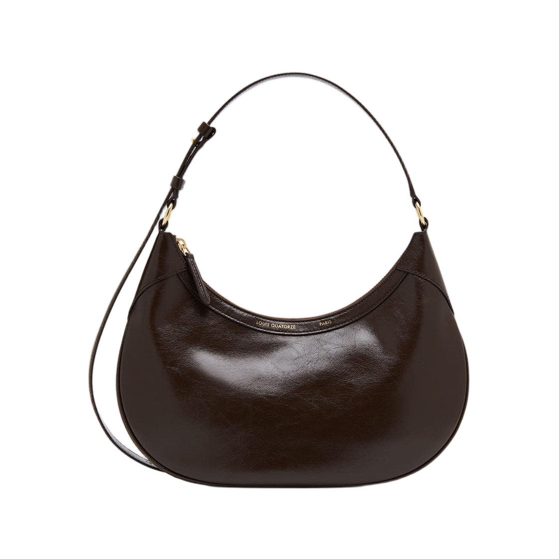 LLHR3SO01FA2BR0181 Louis Quatorze Moonmoon Hobo Bag Brown