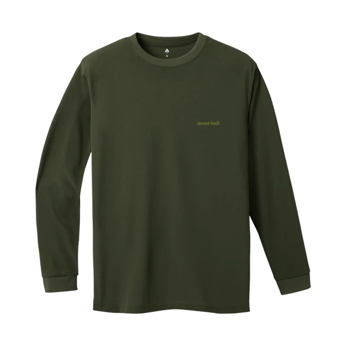 1114688 Montbell Wickron Long Sleeve T-Shirt Dark Green