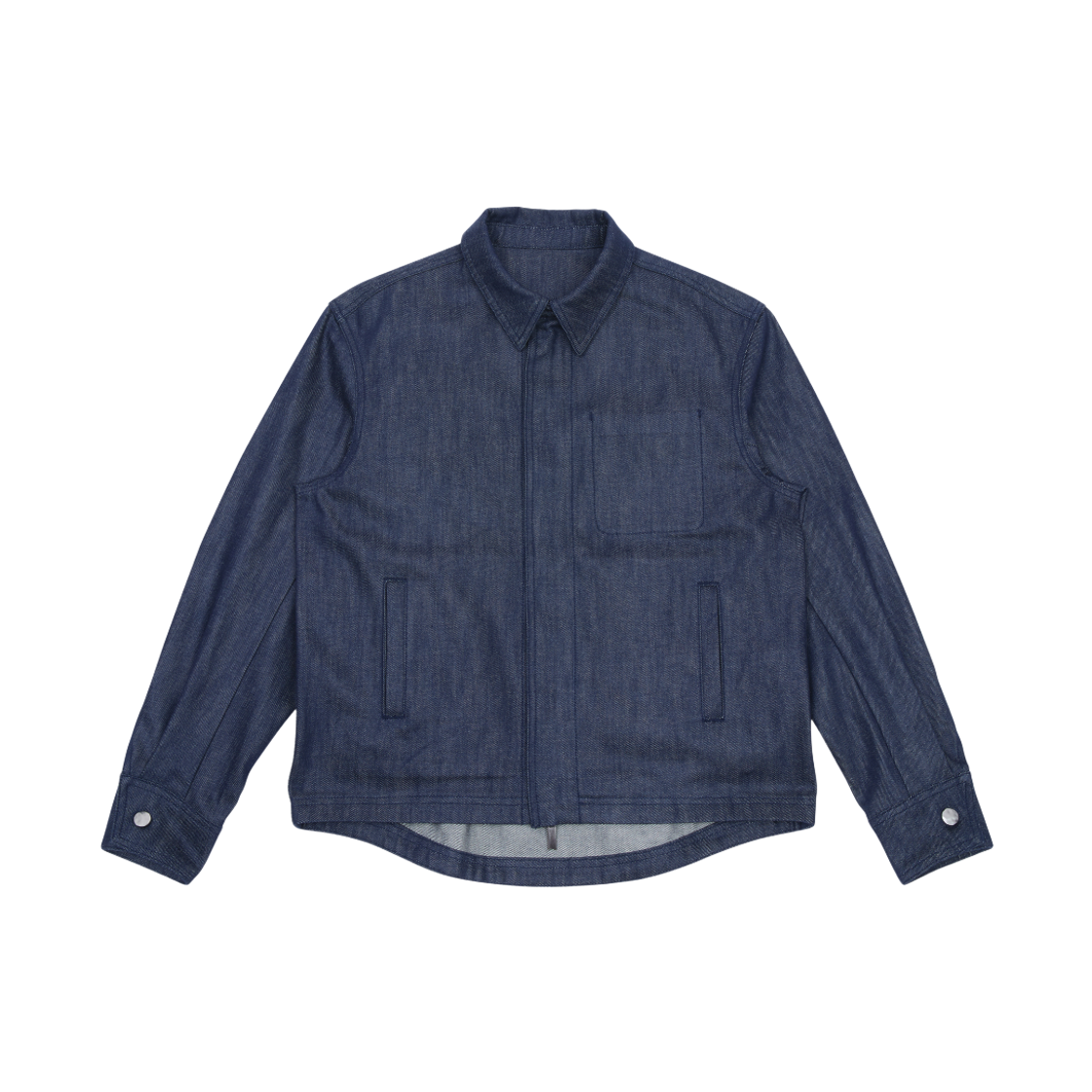 BP08FYJK1606DB Ader Error Sig; SV Tag Trucker Jacket 03 Dark Blue