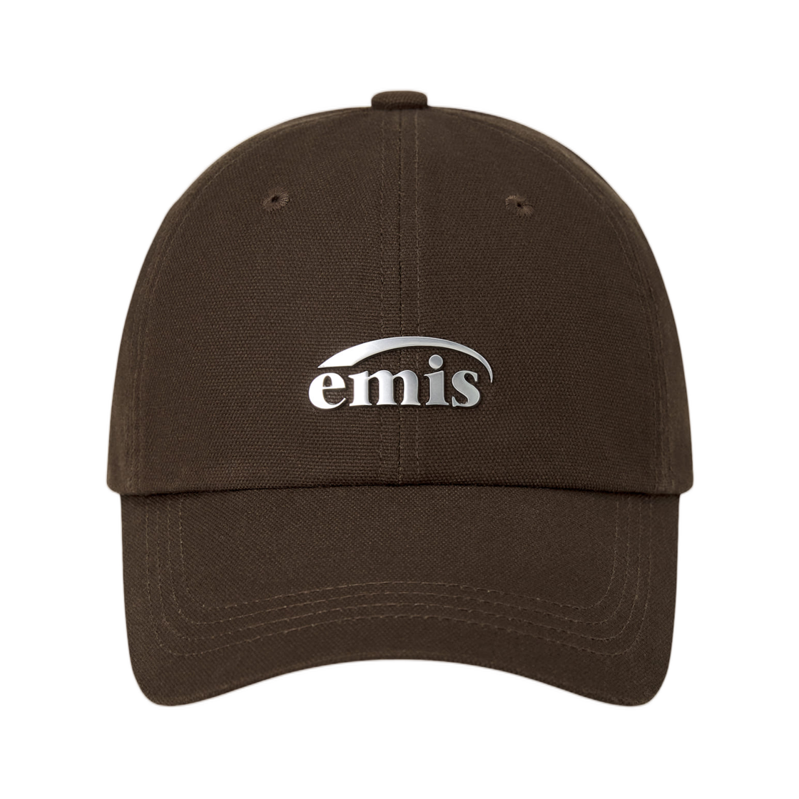 - Emis Metal Logo Ball Cap Brown