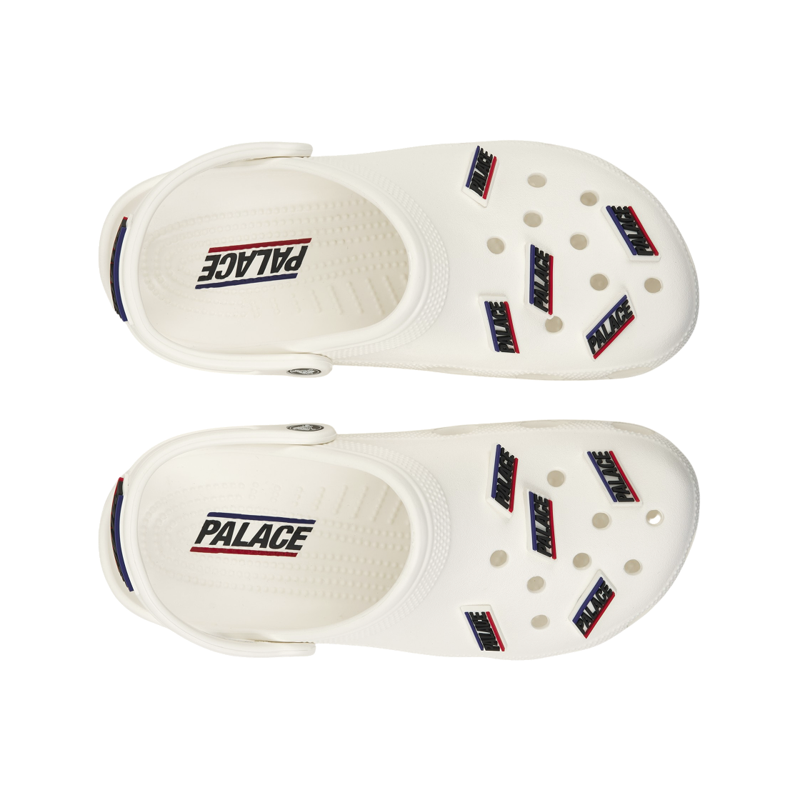 크록스 x 팔라스 클래식 클로그 화이트(Crocs x Palace Classic Clog White) - 5