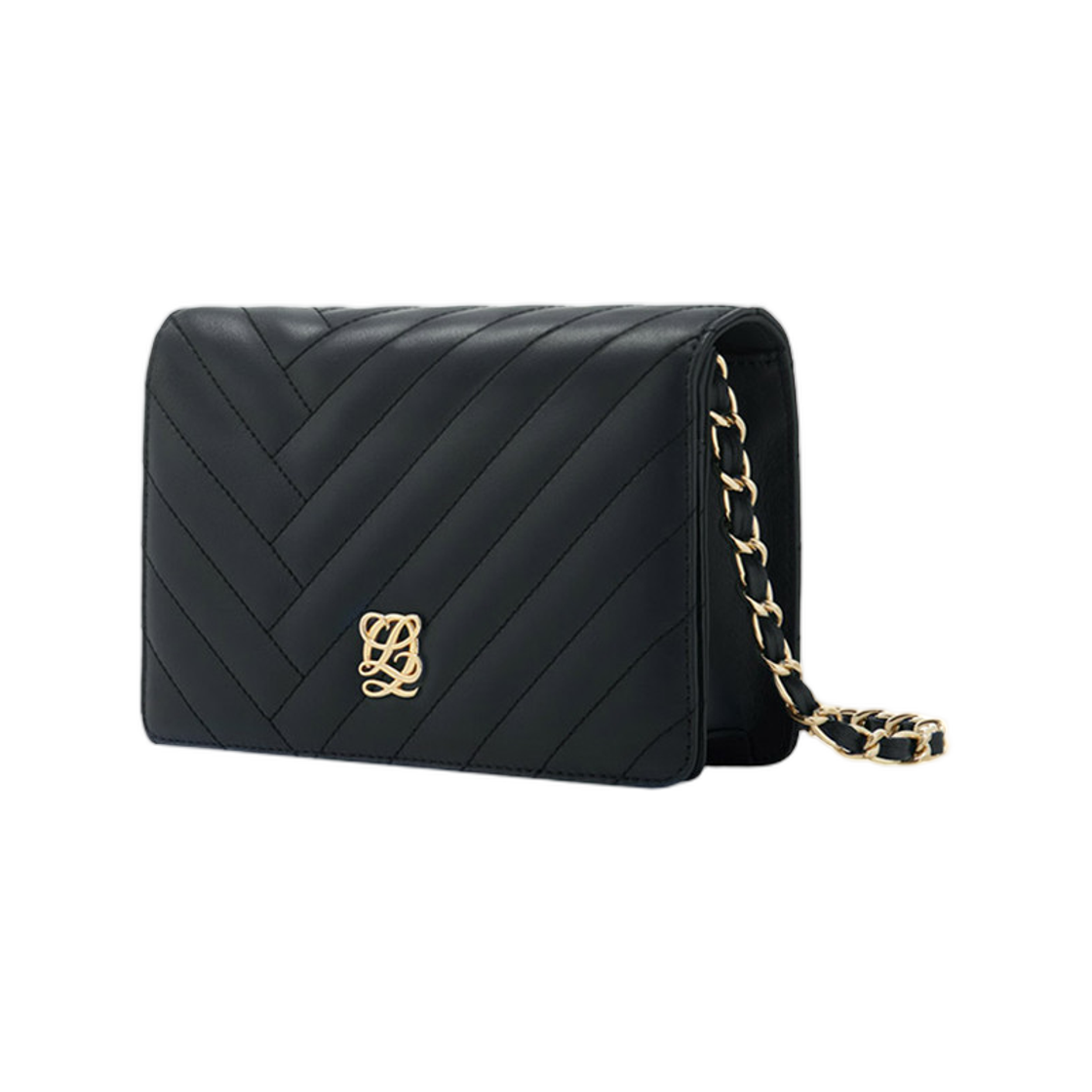루이까또즈 엘퀄팅 미니 크로스바디백 블랙(Louis Quatorze L-Quilting Mini Crossbody Bag Black) - 2