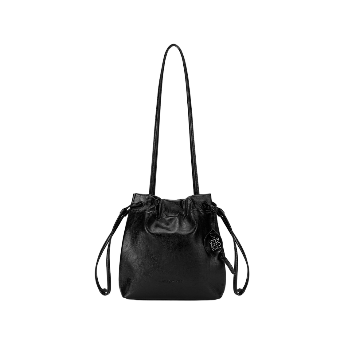 LCHT3FM06FA1BL0400 Louis Quatorze Flea Shoulder Bag Black